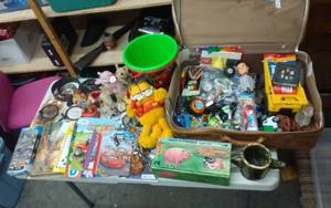 lot 18 image: Large Lot Of Toys, Books, Misc.