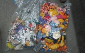 lot 61 image: 2-Big Bags Disney & Pooh Plush