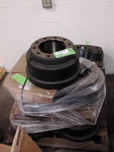 Lot of (11) 10-Lug Brake Drums