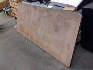 6ft. Wood Top Metal Folding Table