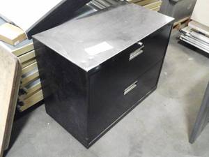 Metal Lateral File Cabinet 2-Locking Drawer