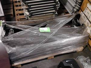 Lot of (Approximately 10) Metal Frame Roller Bases