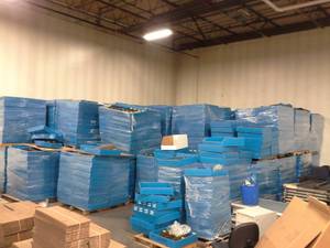 Lot of (2 Pallets) Warehouse Sorting Boxes