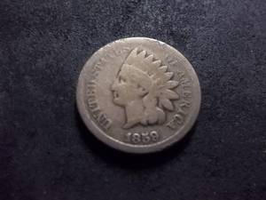 lot 65 image: 1859 Indian Head Cent