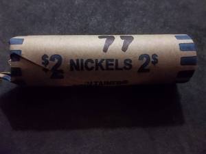 lot 77 image: Full Roll Of Buffalo Nickels 1913-1938