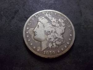 lot 3 image: 1879 CC  Morgan Silver Dollar