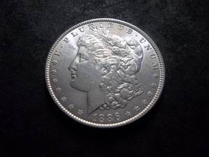 lot 15 image: 1886 Morgan Silver Dollar