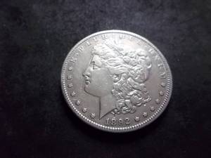 lot 25 image: 1892 S Morgan Silver Dollar