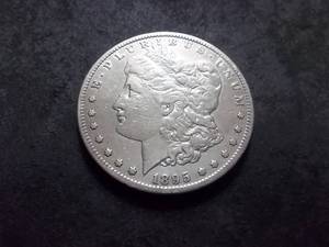 lot 26 image: 1895 S Morgan Silver Dollar