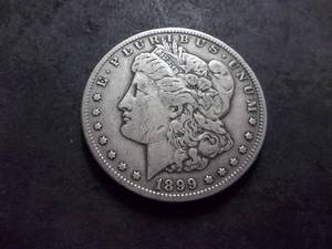lot 34 image: 1899 S Morgan Silver Dollar