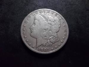 lot 37 image: 1901 O Morgan Silver Dollar
