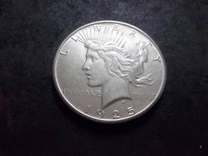lot 50 image: 1925 S Peace Silver Dollar