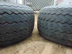(2) 18 x 8.5 - 8 Trailer Tires and Rims