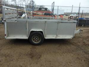 2008 Homemade 6 x 11 Aluminium Trailer With Ramp