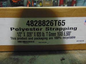 Box of Polyester Strapping