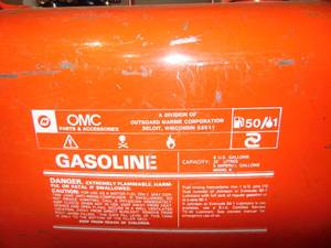 OMC Boat Fuel Tank