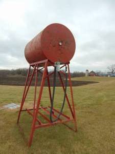300 Gallon Fuel Barrel with Hose and Nozzle