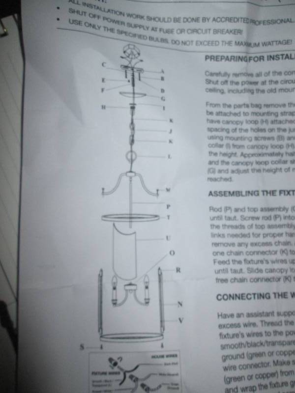 lot 181 image: Peyton Light Fixture (16 W x 25-3...