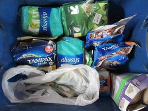 lot 3 image: Open Boxes - Always Pads (Super & Regular), Tampax Pearl Tampons (Super  & Regular)