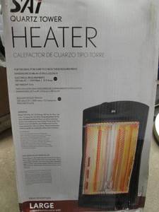 lot 14 image: SAI Quartz Tower Heater (Large) Open Box Untested Pallet