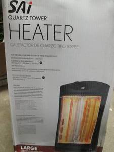 lot 15 image: SAI Quartz Tower Heater (Large) Open Box Untested Pallet