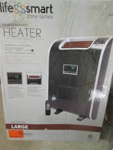 lot 20 image: LifeSmart Quartz Heater (Large) 1500W Open Box Untested Pallet