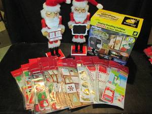 lot 32 image: Star Shower Winter Wonderland, 2 Santa Nutcrackers, Gift Tags 11