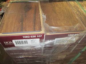 lot 71 image: 9 Cases of Laminate Flooring Copper Fusion (17.44 Sq. Ft. Per Box)