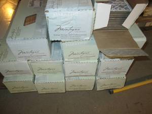 lot 62 image: 12 & 34 Cases Marazzi Italian Ceramic Tile (Weathered Grey)