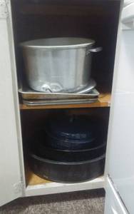 lot 37 image: Cupboard Cook Ware Roasters, Baking Sheets, More