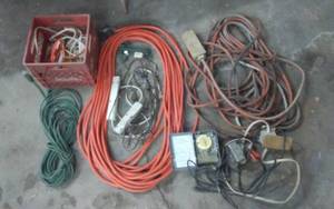 lot 66 image: Lot Of Heavy Duty Extension Cords