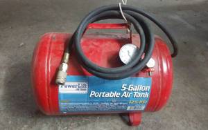 lot 79 image: 5-Gallon Portable Air Tank