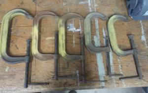 lot 97 image: 5-8 C-Clamps