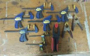 lot 99 image: Small Quick Grip Clamps