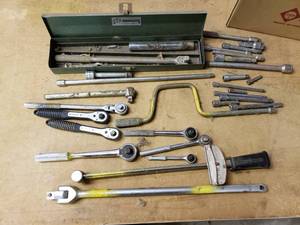 lot 112 image: Ratchet, Extensions, Torque Wrench
