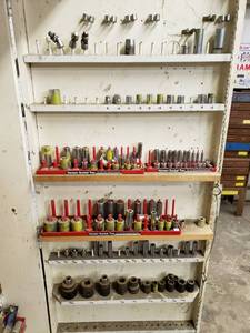 lot 114 image: Large Lot Of Sockets & Socket Trays (Craftsman, Sk, Black Hawk)
