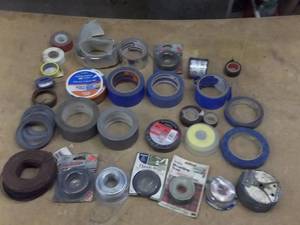 lot 137 image: Box Lot - Assorted Tapes & Wires