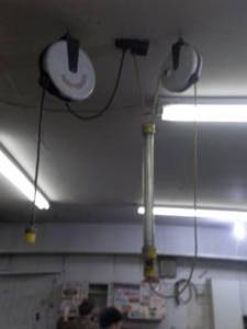 lot 152 image: 1-Retractable Light. 2-Retractable Cords