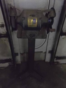 lot 153 image: Rockford Bench Grinder With Stand & New Wheel