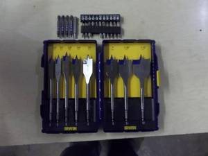 lot 163 image: New Irwin Spade Bit Set & Other Bits