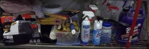 lot 167 image: Contents On Shelf Cleaning Supplies & Related