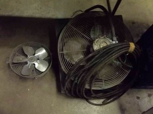 lot 188 image: Assorted Metal Fans