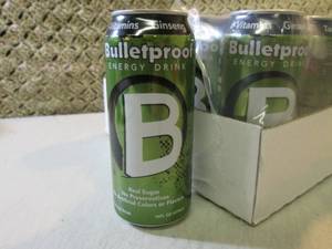 lot 33 image: Case of 24 Cans of Bullet Proof Ene...