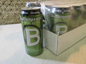 lot 35 image: Case of 24 Cans of Bullet Proof Ene...