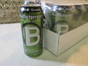 lot 36 image: Case of 24 Cans of Bullet Proof Ene...