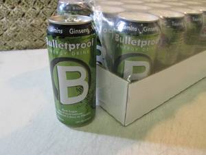 lot 37 image: Case of 24 Cans of Bullet Proof Ene...