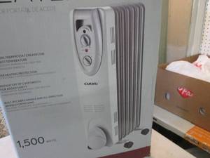 lot 44 image: Cuori Oil Filled Radiator Heater Op...