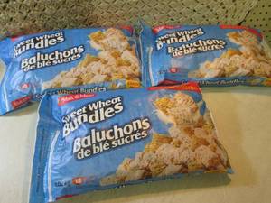 lot 53 image: 3 Family Size Bags of Sweet Wheat B...