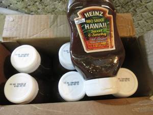 lot 63 image: 6 Bottles of Heinz Hawaii Sweet & S...