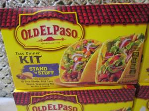 lot 84 image: 4 Boxes of Old El Paso Taco Dinner ...